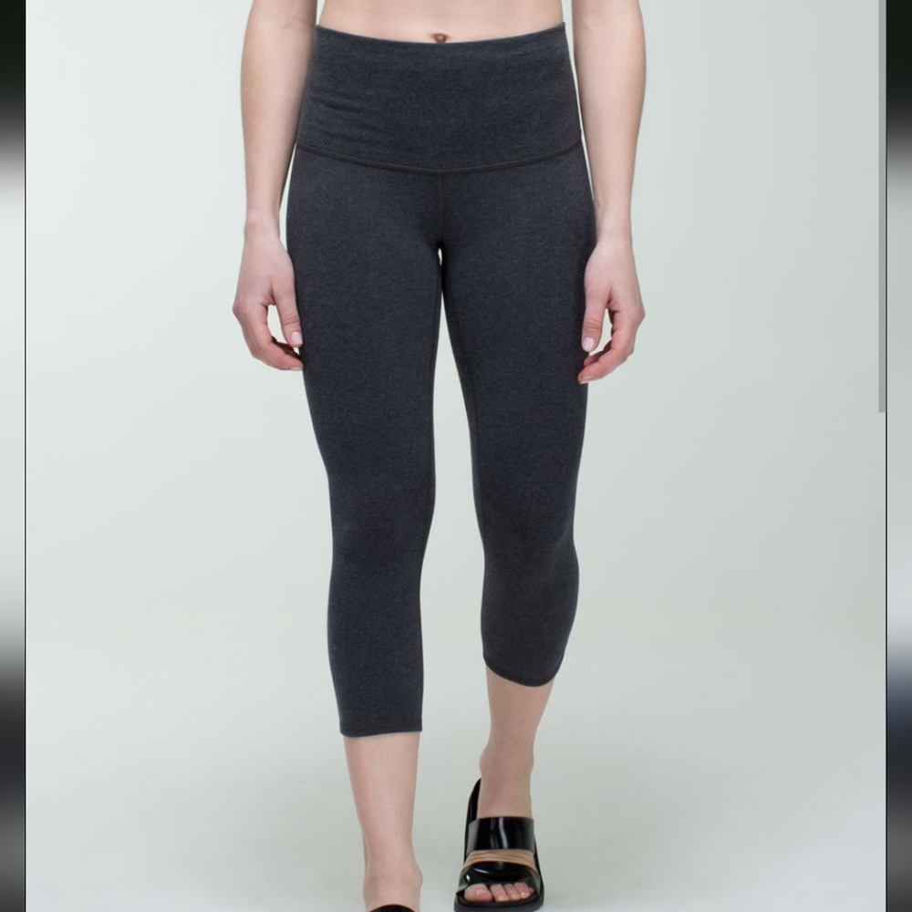 Vintage Lululemon Wunder Under Crop *Roll Down* Cotton